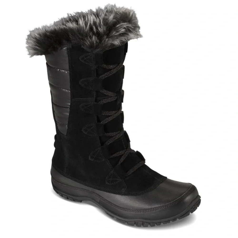 The North Face Nuptse Purna Women Shoes Size 8 black